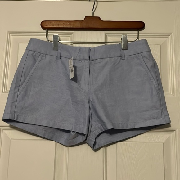 J. Crew Factory Pants - J. Crew Factory NWT 3” heather bluestone Oxford shorts size 2